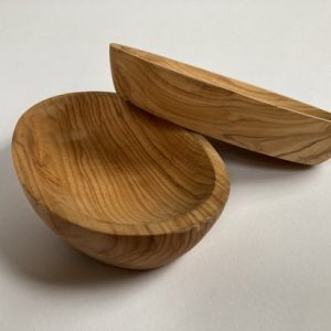 Olivenholz Erleben - Schaal - Olijfhout - 16 cm - Set van 2