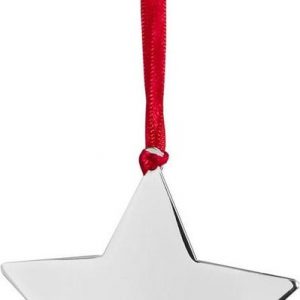 Edzard - Kerstboomhanger - Ster - Verzilverd - 8 cm