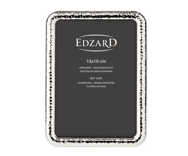 Edzard Amalfi - Fotolijst - Verzilverd - Gehamerd - 13 x 18 cm - Afbeelding 2