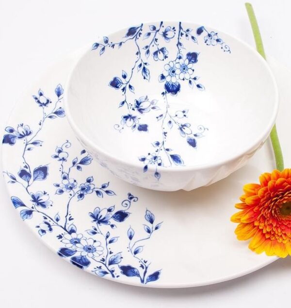Heinen - Blauw Vouw - Koffiebeker 0,15L h9cm - Afbeelding 2