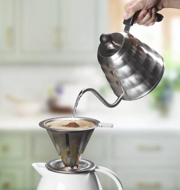 Pour Over Waterketel, 1.2 liter - Weis - Afbeelding 4