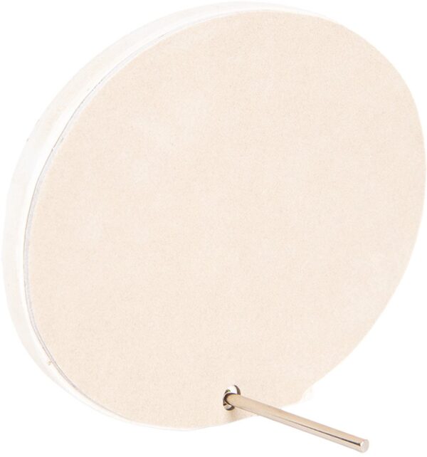 Clayre & Eef Tafelspiegel 22x5x17 cm Beige Kunststof Glas Ovaal Konijnen - Afbeelding 3