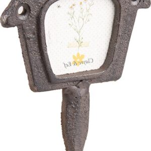 Clayre & Eef Wandhaak Hondenhok 9x5x18 cm Bruin IJzer