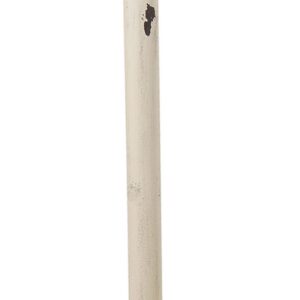 Clayre & Eef Keukenrolhouder Ø 20x37 cm Wit Ijzer Rollenhouder Keukenpapier Houder