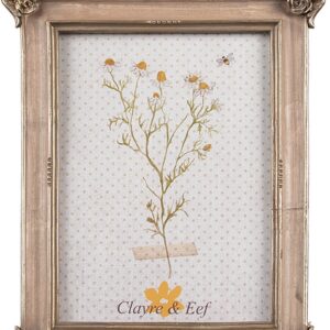 Clayre & Eef Fotolijst 13x18 cm Goudkleurig Kunststof Glas Fotokader