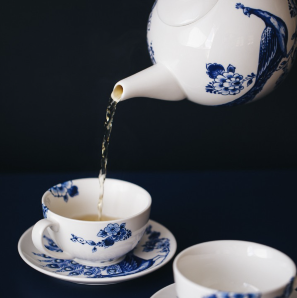 Heinen Delfts Blauw - Theepot - Paauw Blauw