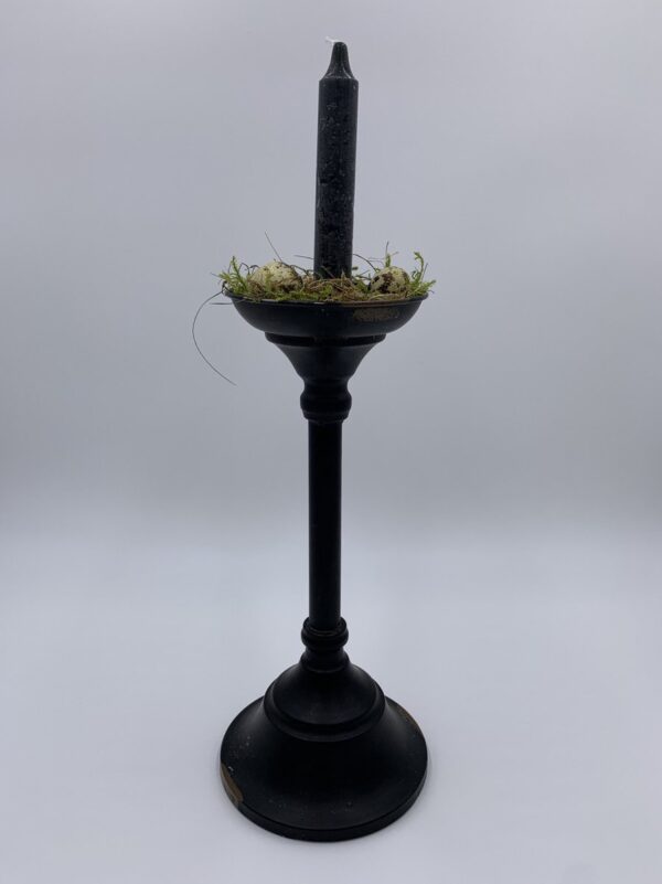Clayre & Eef Opbergdoos Set van 3 Ø 25x17 / Ø 23x16 / Ø 21x14 cm Goudkleurig Zwart Karton Rond - Afbeelding 7