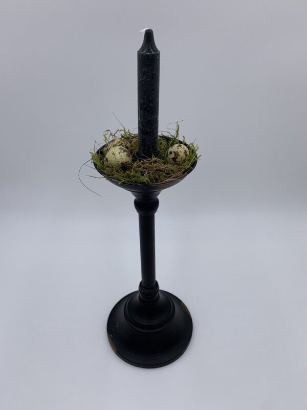 Clayre & Eef Opbergdoos Set van 3 Ø 25x17 / Ø 23x16 / Ø 21x14 cm Goudkleurig Zwart Karton Rond - Afbeelding 6