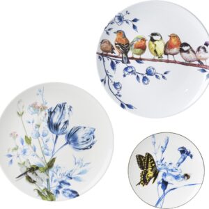 Wandborden set Vlinders 1 - Keramiek - set van 3