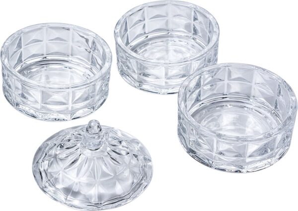 Clayre & Eef Voorraadpot Deksel Ø 13x23 cm Transparant Glas - Afbeelding 2