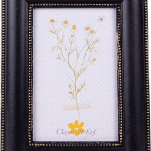 Clayre & Eef Fotolijst 10x15 cm Zwart MDF Fotokader Wissellijst Foto Frame
