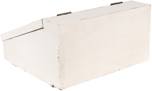 Clayre & Eef Theedoos 18x16x9 cm Wit Hout - Afbeelding 4