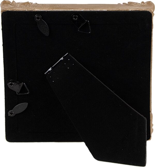 Clayre & Eef Fotolijst 10x10 cm Groen Kunststof Glas Fotokader - Afbeelding 2