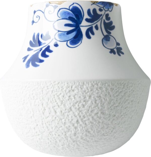Wandbloempot Blauw Bloesem - Porselein