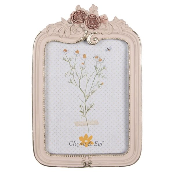 Clayre & Eef Fotolijst 10x15 cm Roze