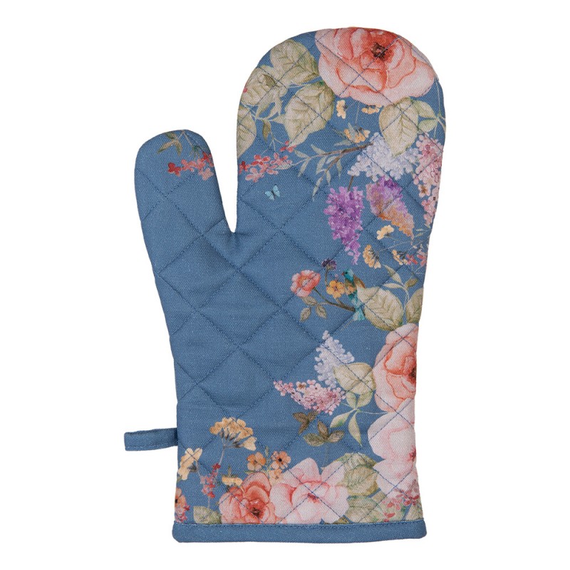 Clayre & Eef | Ovenwant Blauw Beige 18x30 cm