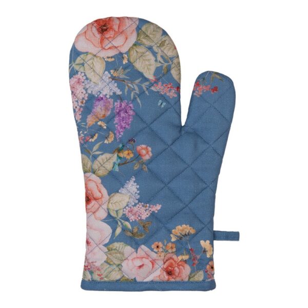 Clayre & Eef | Ovenwant Blauw Beige 18x30 cm - Afbeelding 4