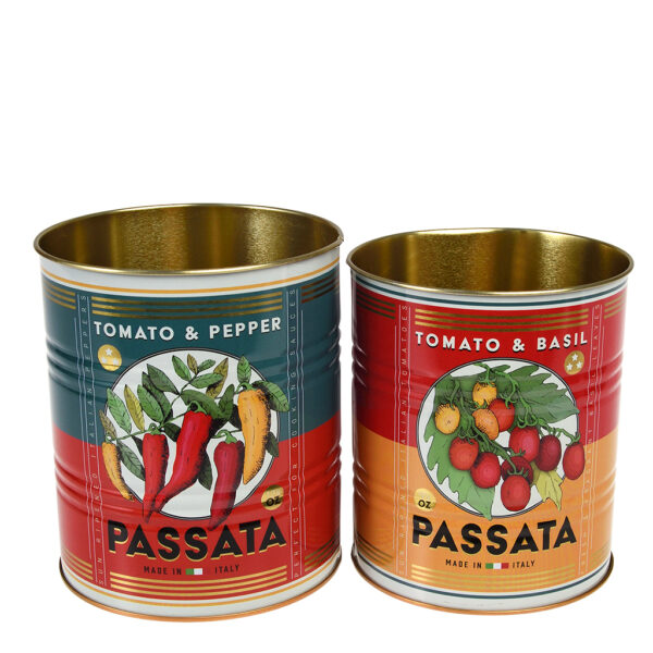 Rex London Voorraad Blikken Set van 2 Passata