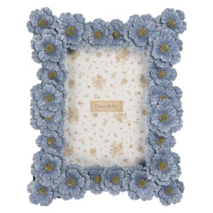 Clayre & Eef Fotolijst 13x18 cm Blauw Kunststof