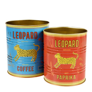 Rex London - Opbergblik 'Cheetah' - Set van 2
