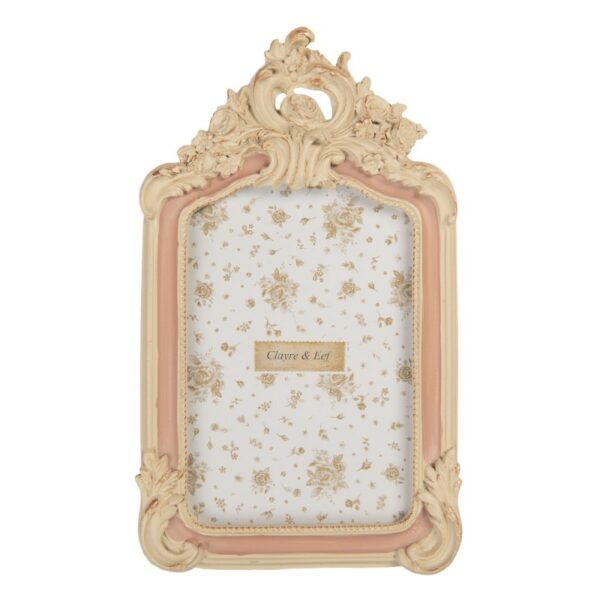 Clayre & Eef Fotolijst 10x15 cm Beige