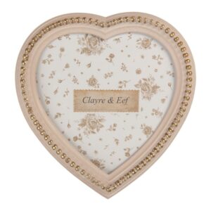 Clayre & Eef Fotolijst 13x13 cm Roze