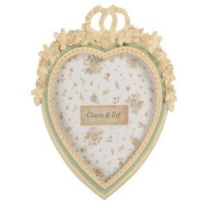 Clayre & Eef Fotolijst 13x18 cm Beige Groen