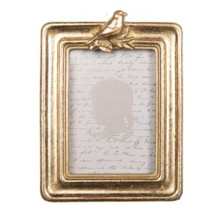 Clayre & Eef Fotolijst 6x9 cm Goudkleurig Kunststof