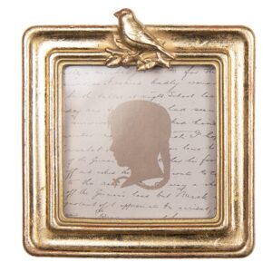 Clayre & Eef Fotolijst 8x8 cm Goudkleurig