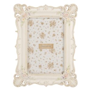 Clayre & Eef Fotolijst 10x15 cm Wit