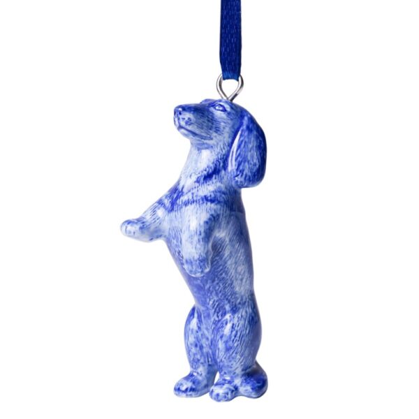 Kerstornament Nhaan - Janny van der Heijden - Heinen Delfts Blauw.