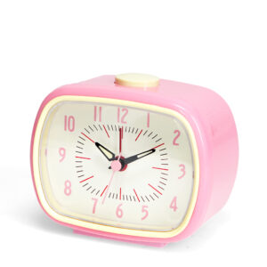 Rex London - Retro wekker 'Classic' - Roze