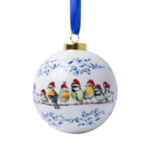 Kerstbal Bosvogels Kerstmuts