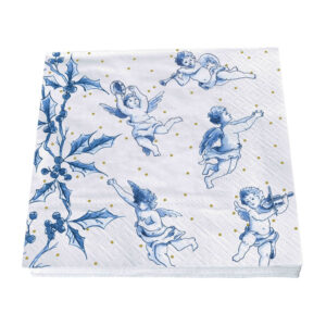 Servetten Kerstengel - 20 stuks - 17x17 cm