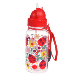 Rex London - Kinderwaterfles 'Ladybird' (500ml) - Clear