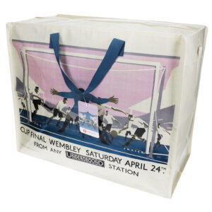 Jumbo storage bag - TfL Vintage Poster "Cup Final"