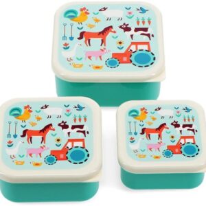 Snackdoosjes (3 stuks) Boerderij van Rex London