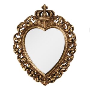 Clayre & Eef Spiegel 23x3x30 cm Goudkleurig