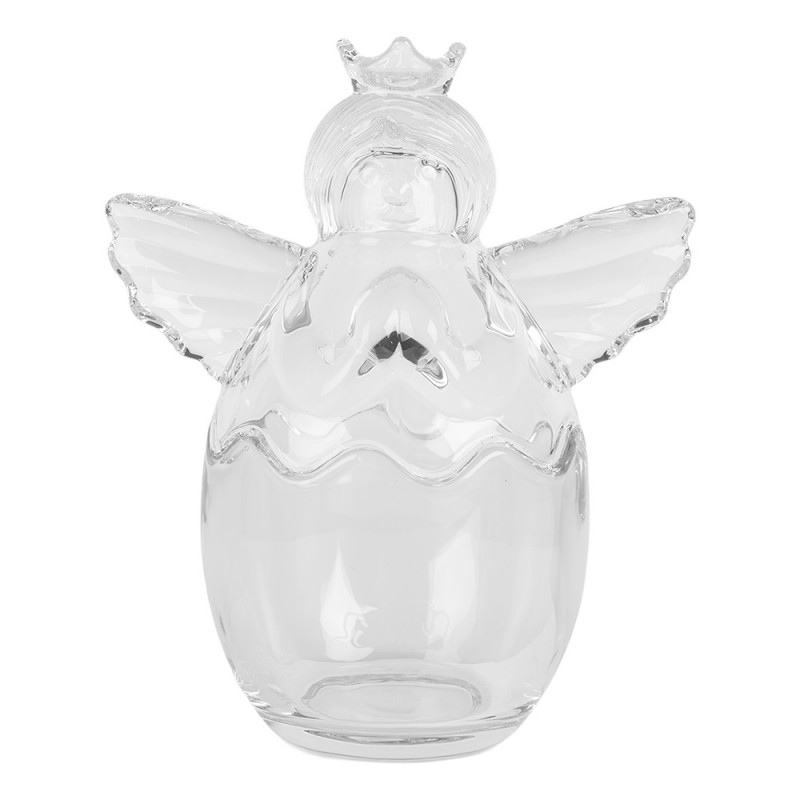 Clayre & Eef Voorraadpot Deksel 300 ml Transparant Glas