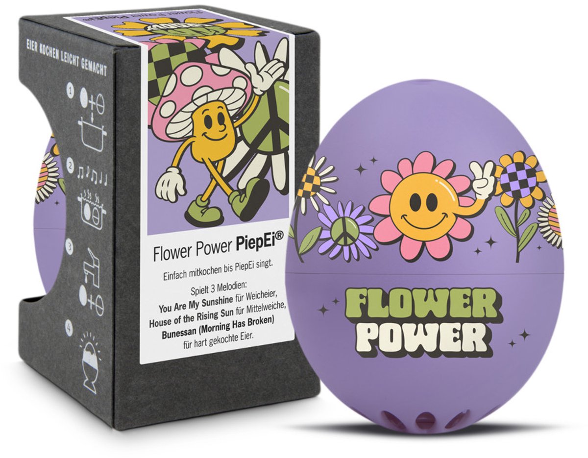 Brainstream PiepEi - Eierwekker - Flower Power