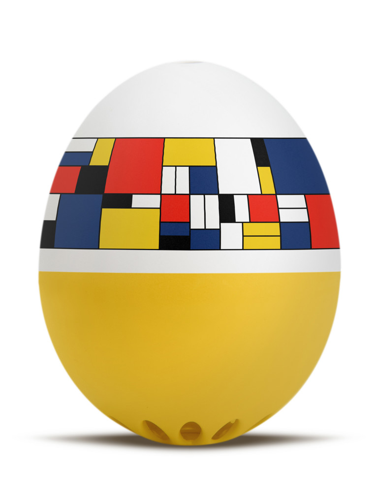Brainstream PiepEi - Mondriaan - Kookhulp voor een perfect gekookt ei met Piet Mondriaans meesterwerk Victory Boogie Woogie - Afbeelding 2