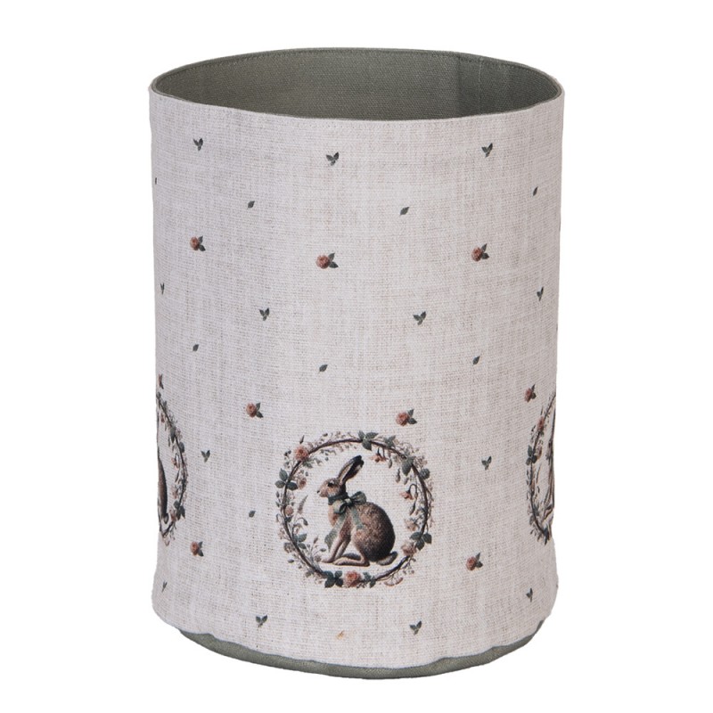 Clayre & Eef paas Broodmand Ø 15x16 cm Beige Katoen