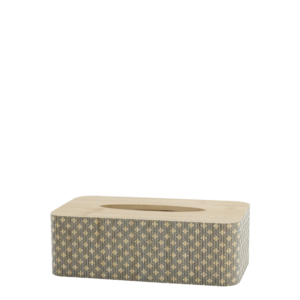 Chic Antique Amilly Bamboe Tissuehouder – Bamboe Tissue Box voor Interieur – Landelijke Stijl