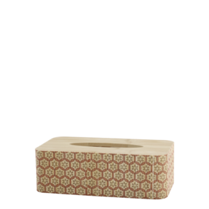 Chic Antique Amilly Bamboe Tissuehouder – Bamboe Tissue Box voor Interieur – Landelijke Stijl